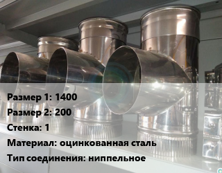 Тройник воздуховода 1400х200х1 оцинкованная сталь Соед.:ниппельное, прямоугольный, шт цена По запросу где купить, условия доставки в Шымкенте и Южно-Казахстанской области